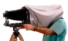 4x5 BTZS Focus Hood (dark cloth) - viewcamerastore